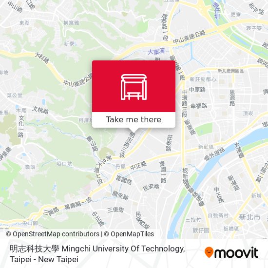 明志科技大學 Mingchi University Of Technology map