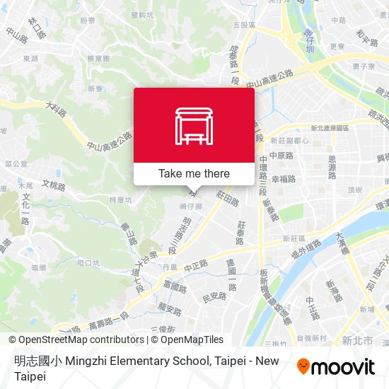 明志國小 Mingzhi Elementary School地圖