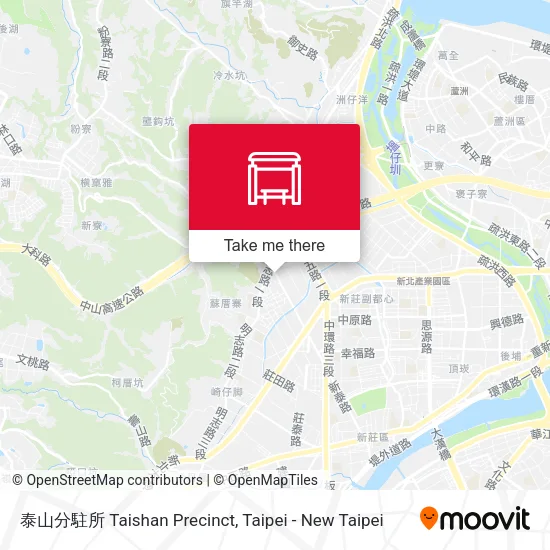 泰山分駐所 Taishan Precinct map