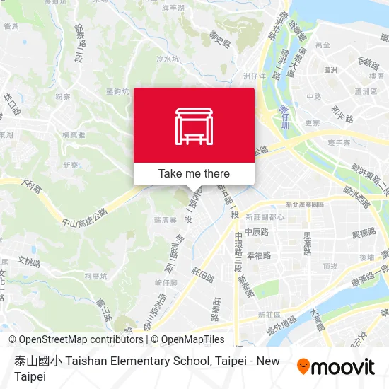 泰山國小 Taishan Elementary School map