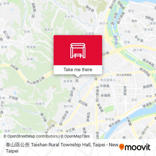 泰山區公所 Taishan Rural Township Hall map