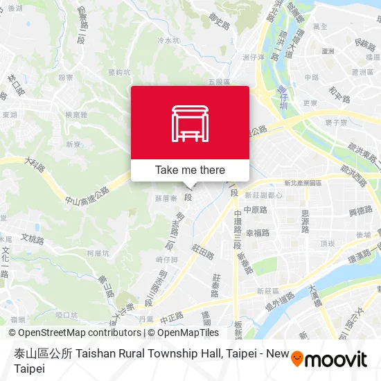 泰山區公所 Taishan Rural Township Hall map