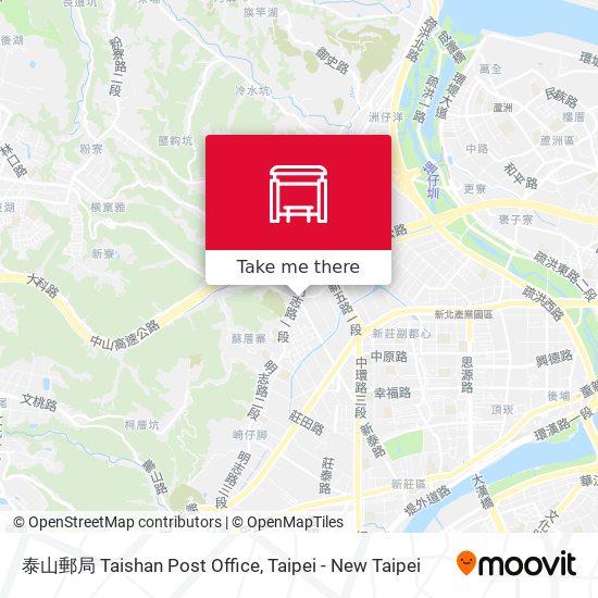 泰山郵局 Taishan Post Office map