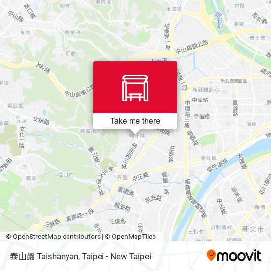 泰山巖 Taishanyan map
