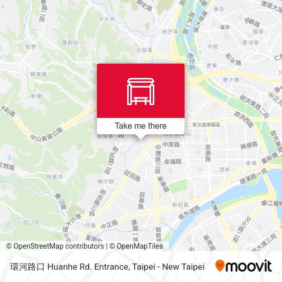環河路口 Huanhe Rd. Entrance map
