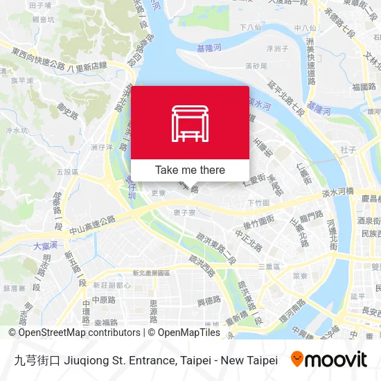 九芎街口 Jiuqiong St. Entrance map