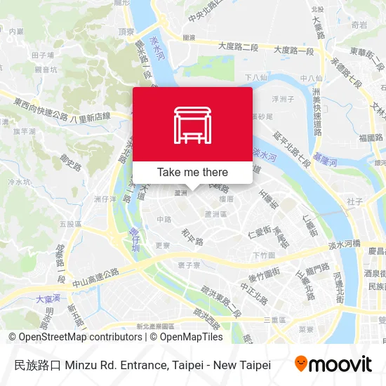 民族路口 Minzu Rd. Entrance map