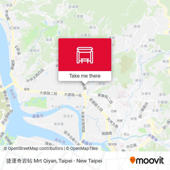 捷運奇岩站 Mrt Qiyan地圖