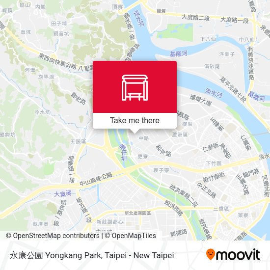 永康公園 Yongkang Park map