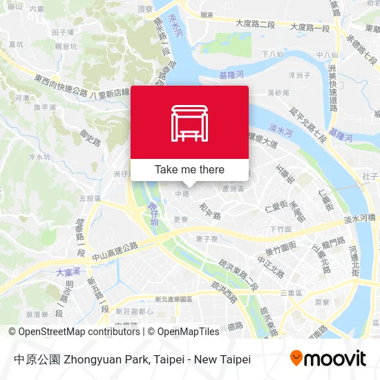 中原公園 Zhongyuan Park map