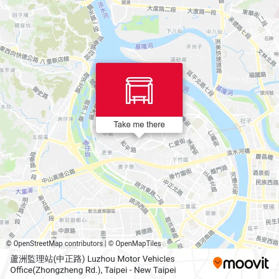 蘆洲監理站(中正路) Luzhou Motor Vehicles Office(Zhongzheng Rd.)地圖
