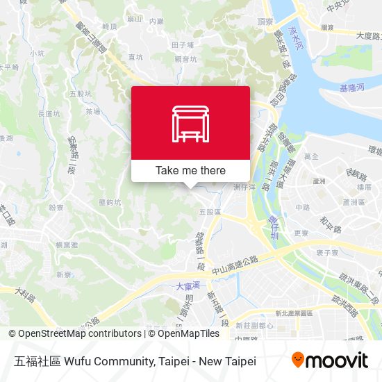 五福社區 Wufu Community map