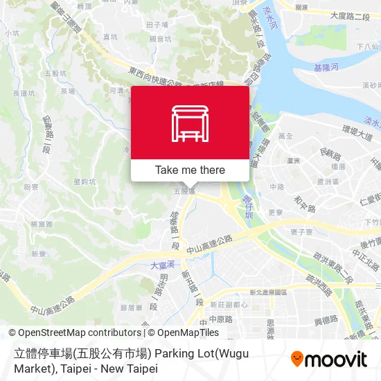立體停車場(五股公有市場) Parking Lot(Wugu Market) map