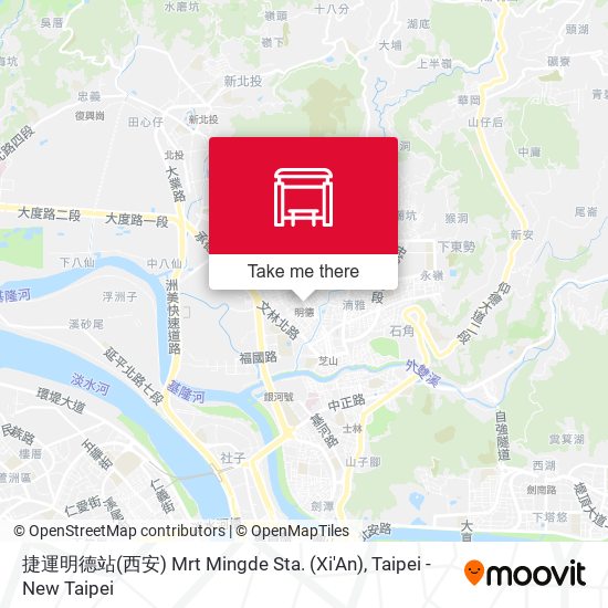 捷運明德站(西安) Mrt Mingde Sta. (Xi'An) map