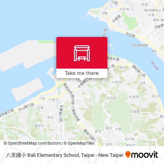 八里國小 Bali Elementary School map