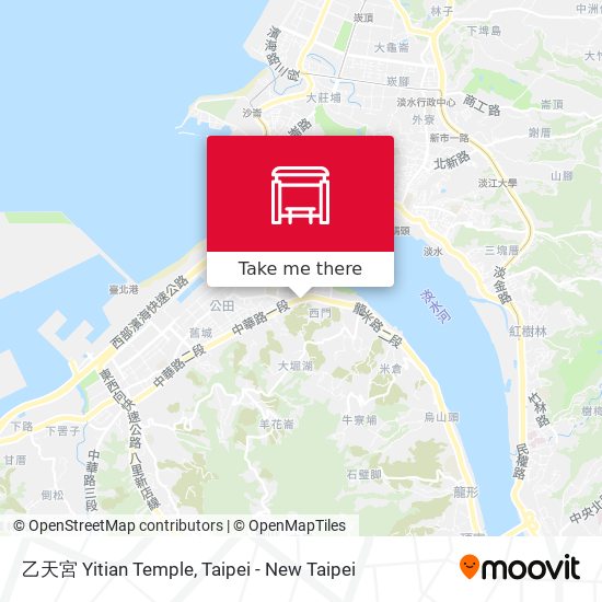 乙天宮 Yitian Temple map