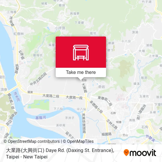 大業路(大興街口) Daye Rd. (Daxing St. Entrance) map