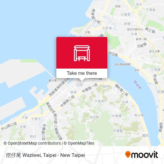 挖仔尾 Waziwei地圖