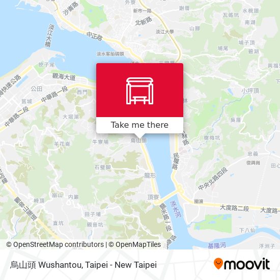烏山頭 Wushantou map