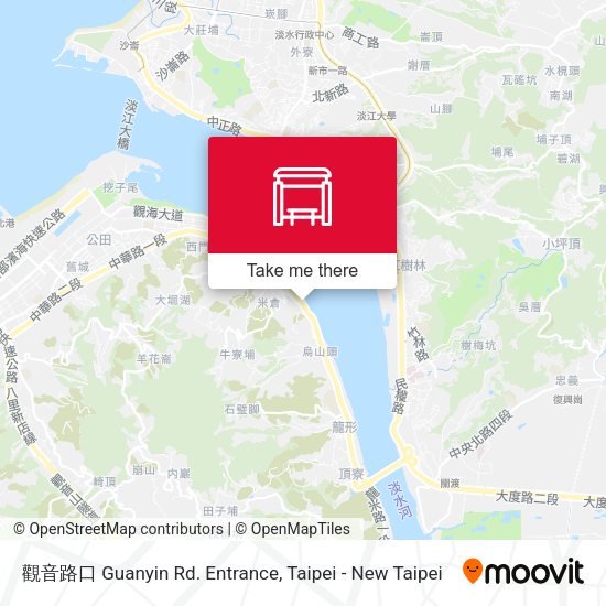 觀音路口 Guanyin Rd. Entrance map