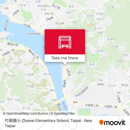 竹圍國小 Zhuwei Elementary School map