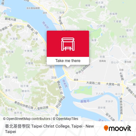 臺北基督學院 Taipei Christ College map