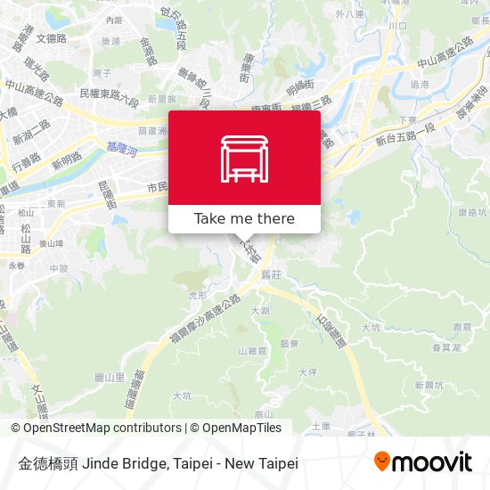 金德橋頭 Jinde Bridge map