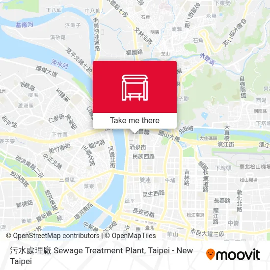 污水處理廠 Sewage Treatment Plant map