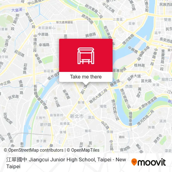 江翠國中 Jiangcui Junior High School map