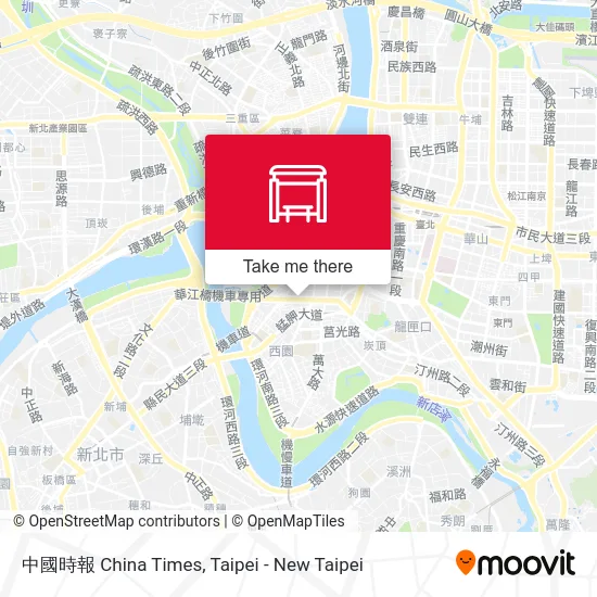 中國時報 China Times map