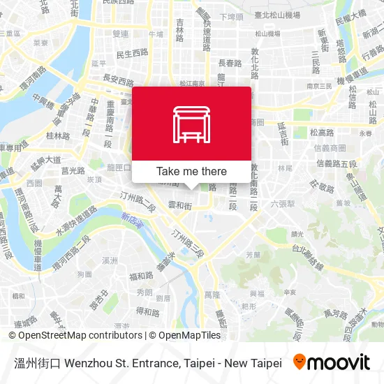 溫州街口 Wenzhou St. Entrance地圖