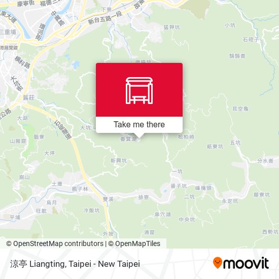 涼亭 Liangting map