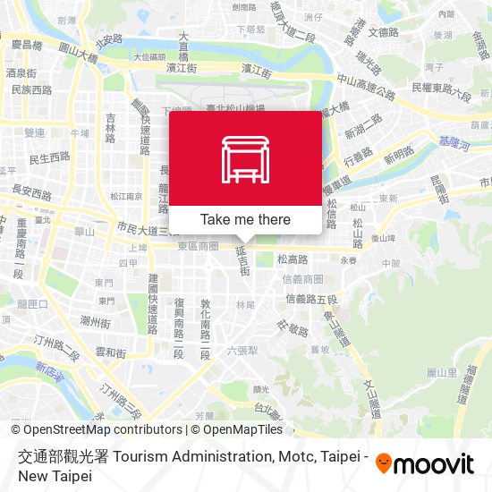 交通部觀光署 Tourism Administration, Motc map