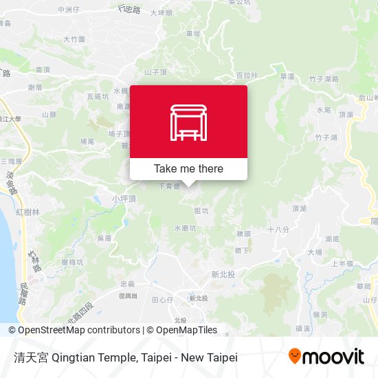 清天宮 Qingtian Temple map