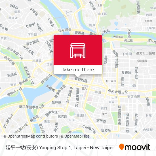 延平一站(長安) Yanping Stop 1地圖