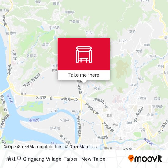 清江里 Qingjiang Village map