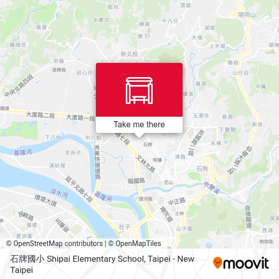 石牌國小 Shipai Elementary School map