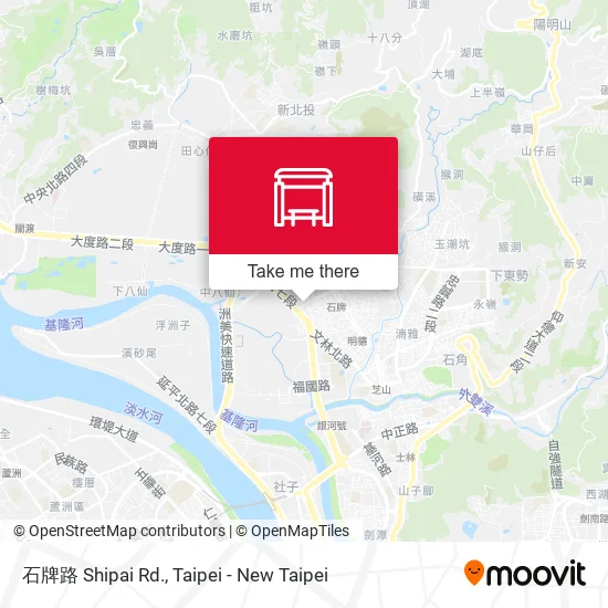 石牌路 Shipai Rd. map