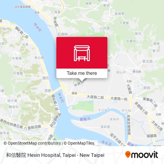 和信醫院 Hexin Hospital map