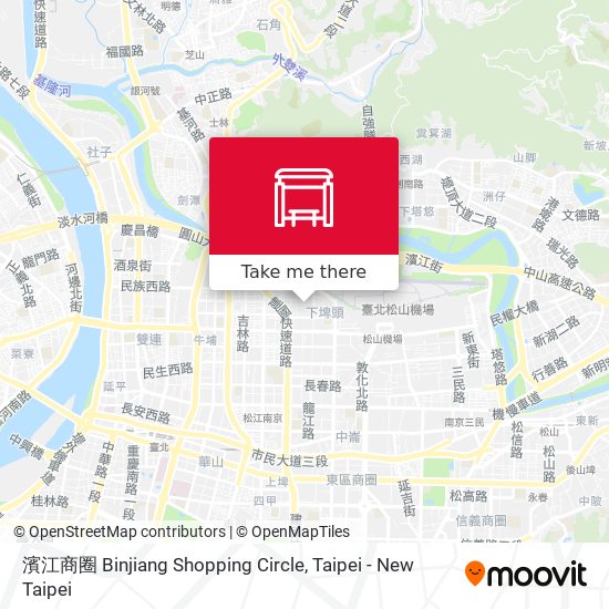 濱江商圈 Binjiang Shopping Circle map