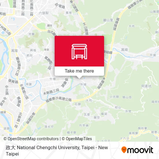 政大 National Chengchi University地圖