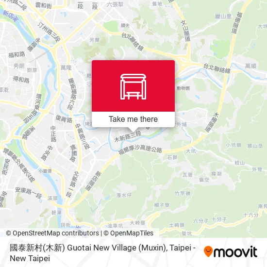 國泰新村(木新) Guotai New Village (Muxin) map