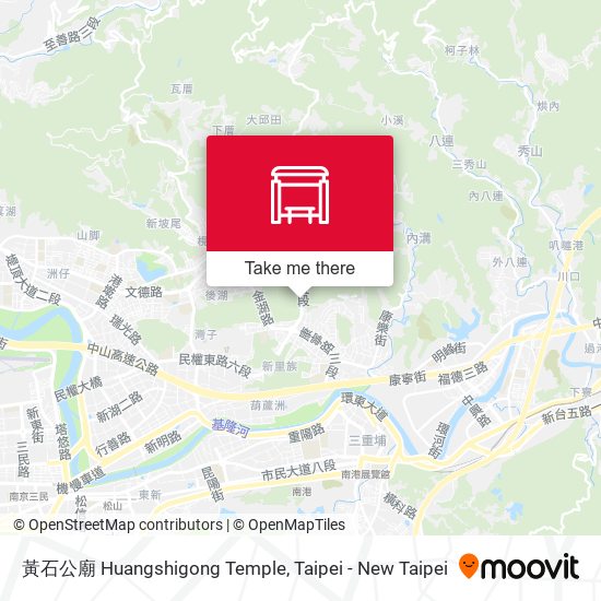 黃石公廟 Huangshigong Temple map