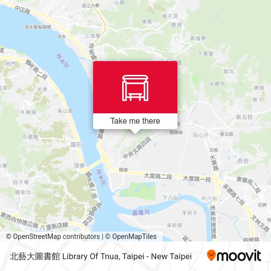 北藝大圖書館 Library Of Tnua map