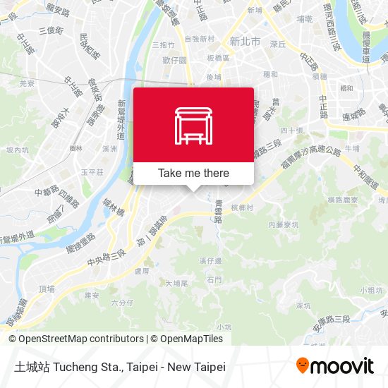 土城站 Tucheng Sta.地圖