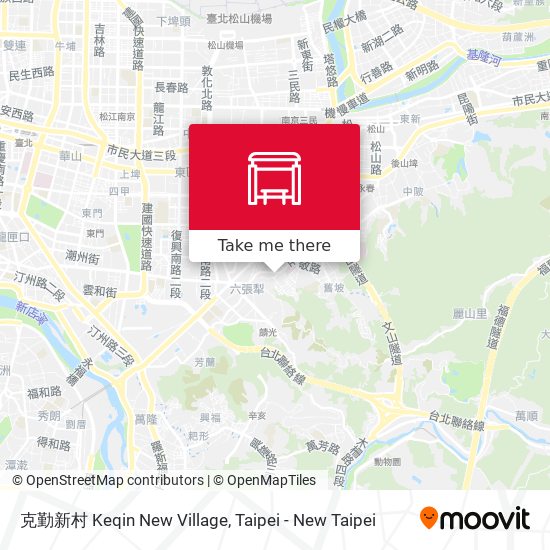 克勤新村 Keqin New Village map