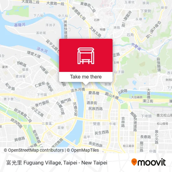 富光里 Fuguang Village map