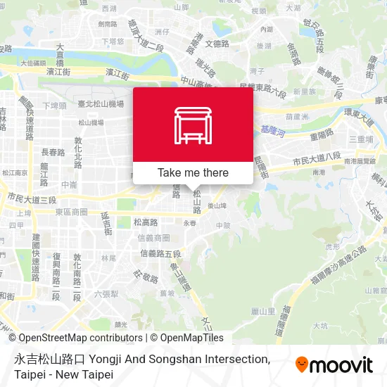 永吉松山路口 Yongji And Songshan Intersection map