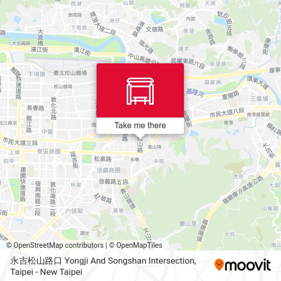 永吉松山路口 Yongji And Songshan Intersection map