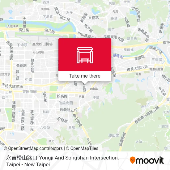 永吉松山路口 Yongji And Songshan Intersection map